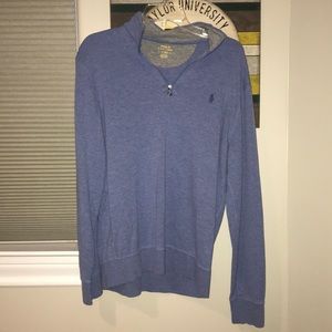 Baby blue Ralph Lauren Polo 1/2 zip up jacket